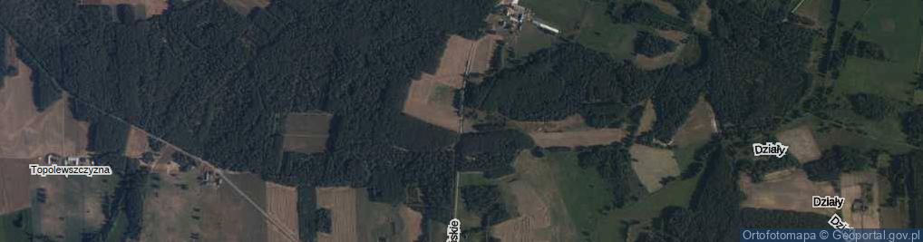 Zdjęcie satelitarne Nowiny Giżyńskie ul.